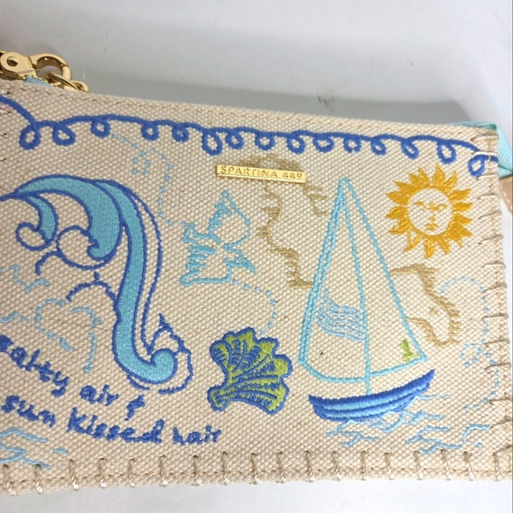 Spartina 449 Sophie Wristlet Overboard NEW - Picture 4 of 10